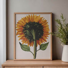 Sunflower Seen from the Back Cross Stitch Pattern - Premium Cross Stitch Pattern - Daniel Froeschl