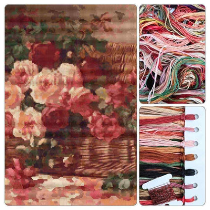 Floral Still Life Cross Stitch Kit