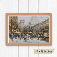 Porte Saint-Denis Cross Stitch Kit