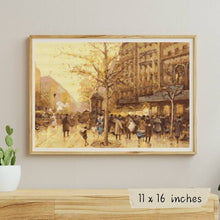 A Paris Street Scene Cross Stitch Kit
