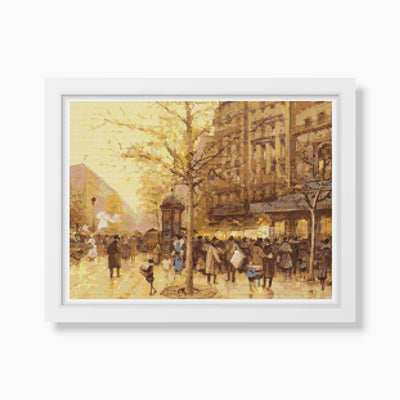 A Paris Street Scene Cross Stitch Kit