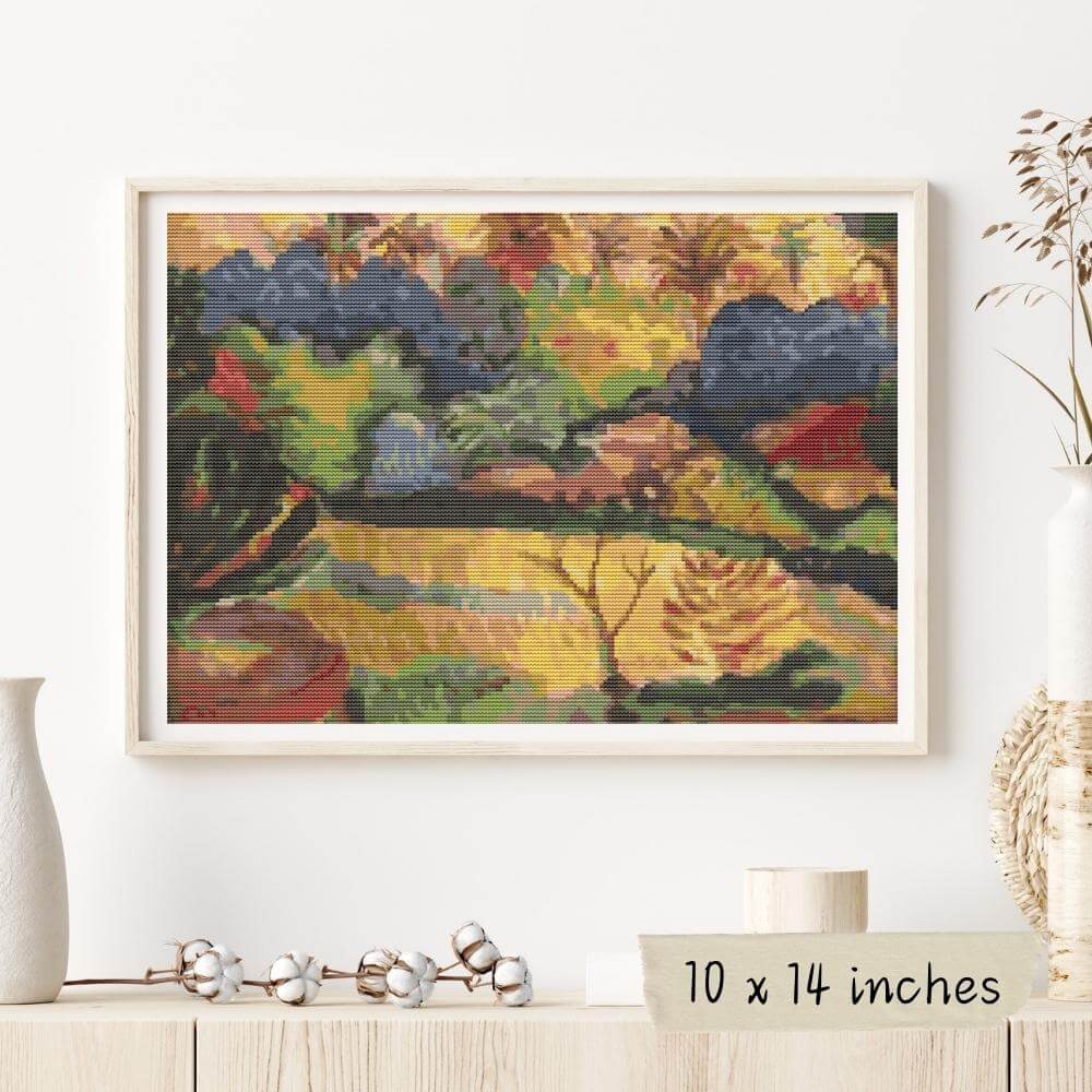 Tahitian Landscape Cross Stitch Kit