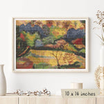 Tahitian Landscape Cross Stitch Pattern