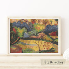 Tahitian Landscape Cross Stitch Kit | Paul Gauguin