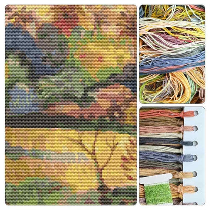 Tahitian Landscape Cross Stitch Kit