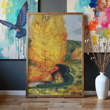 Autumn Landscape Cross Stitch Kit - Premium Cross Stitch Kit - Paul Gauguin