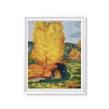 Autumn Landscape Cross Stitch Kit | Paul Gauguin