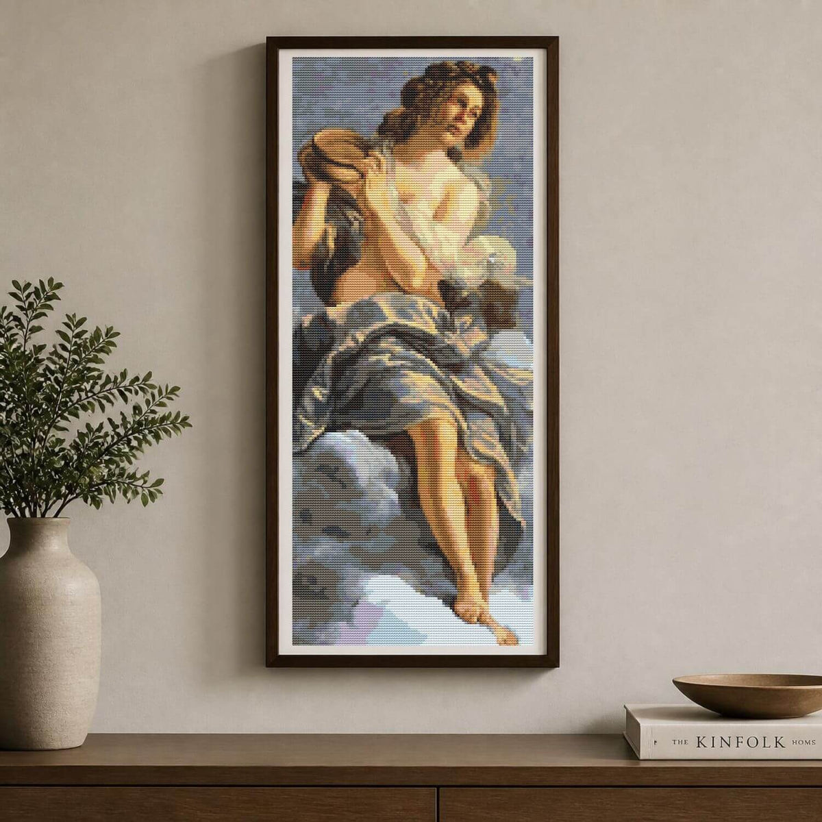 Allegoria dell'Inclinazione (Allegory of Inclination) Cross Stitch Kit - Premium Cross Stitch Kit - Artemisia Gentileschi