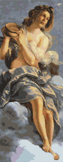 Allegoria dell'Inclinazione (Allegory of Inclination) Cross Stitch Kit