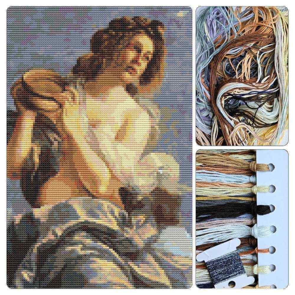 Allegoria dell'Inclinazione (Allegory of Inclination) Cross Stitch Kit