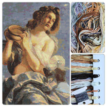 Allegoria dell'Inclinazione (Allegory of Inclination) Cross Stitch Kit - Premium Cross Stitch Kit - Artemisia Gentileschi