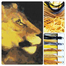 Head of Lioness Cross Stitch Kit - Premium Cross Stitch Kit - Theodore Gericault