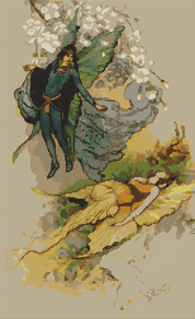 Wake When Some Vile Thing is Nearby Cross Stitch Kit | Warwick Goble