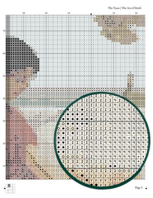 The Tease Cross Stitch Pattern - Premium Cross Stitch Pattern - John William Godward