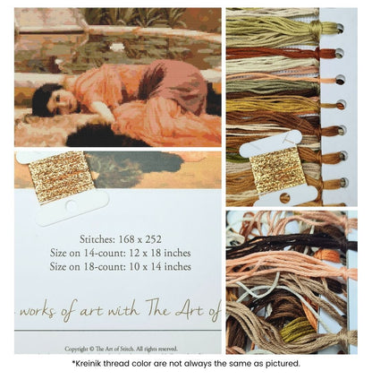 Sweet Nothings Cross Stitch Kit | John William Godward