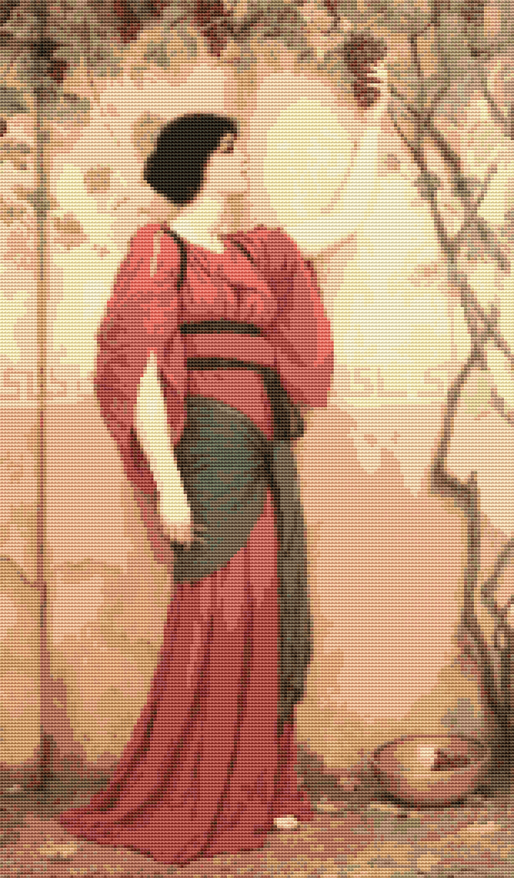 Autumn Cross Stitch Kit | John William Godward