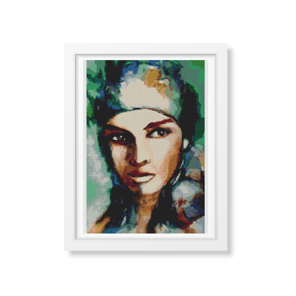 Gypsy Woman Cross Stitch Pattern | The Art of Stitch