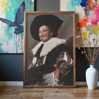 The Laughing Cavalier Cross Stitch Kit - Premium Cross Stitch Kit - Frans Hals
