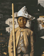 Attention Cross Stitch Pattern by William Michael Hartnett