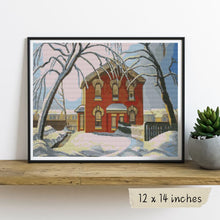 Red House Cross Stitch Kit | Lawren Harris