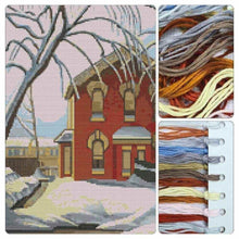 Red House Cross Stitch Kit - Premium Cross Stitch Kit - Lawren Harris