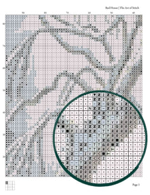 Red House Cross Stitch Pattern