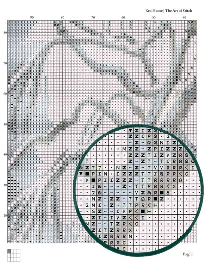 Red House Cross Stitch Pattern - Premium Cross Stitch Pattern - Lawren Harris