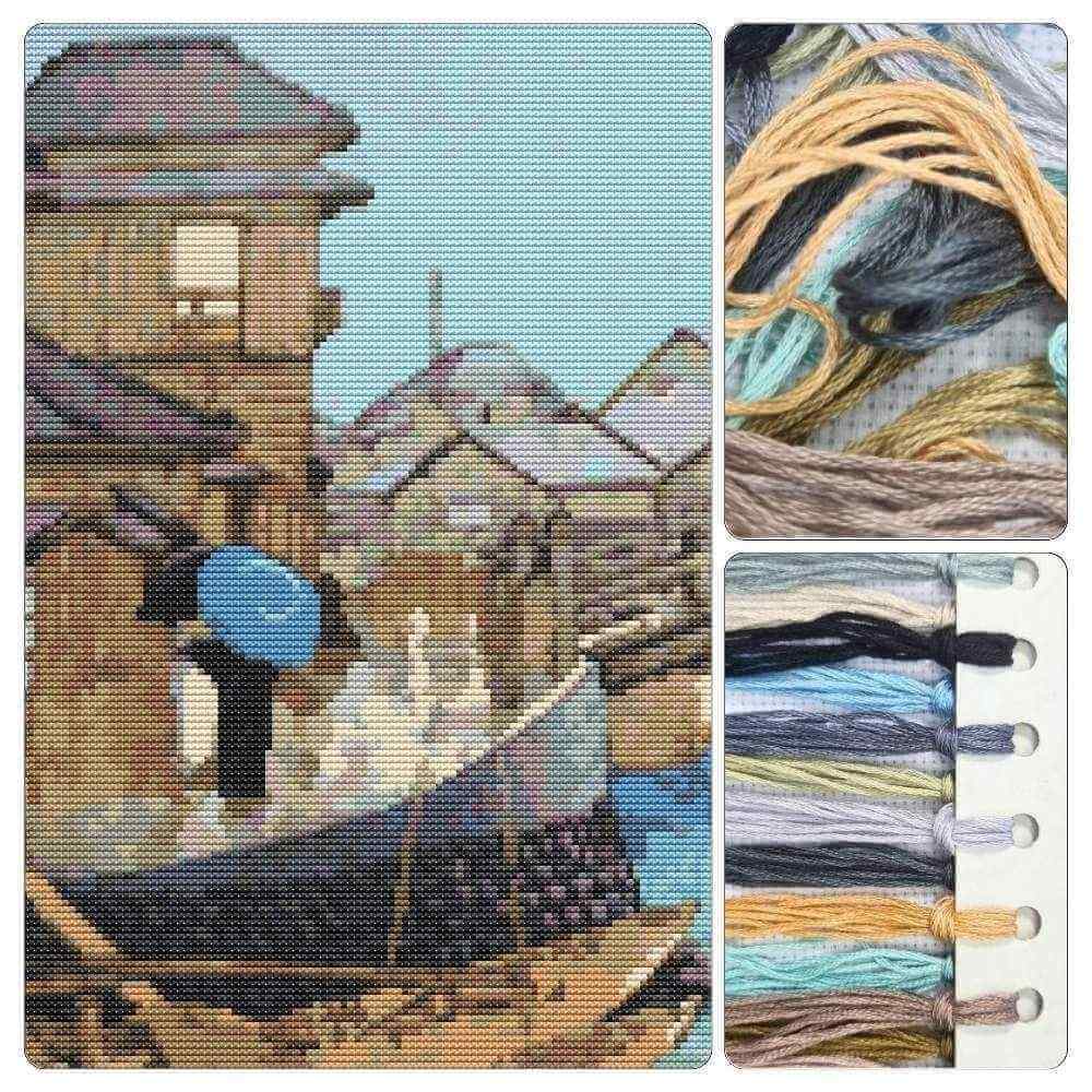 Ryoshimashi Cross Stitch Kit