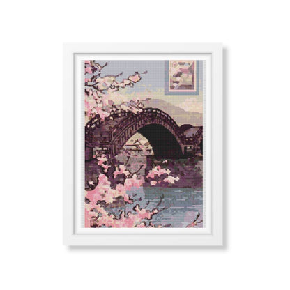 Stamp Cross Stitch Kit | Kawase Hasui