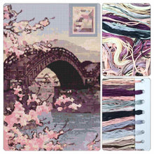 Stamp Cross Stitch Kit - Premium Cross Stitch Kit - Kawase Hasui