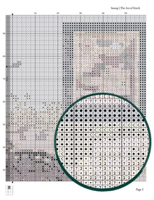 Stamp Cross Stitch Pattern