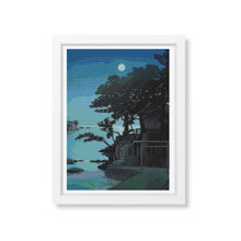 Konjikido in Snow, Hiraizumi Cross Stitch Kit | Kawase Hasui