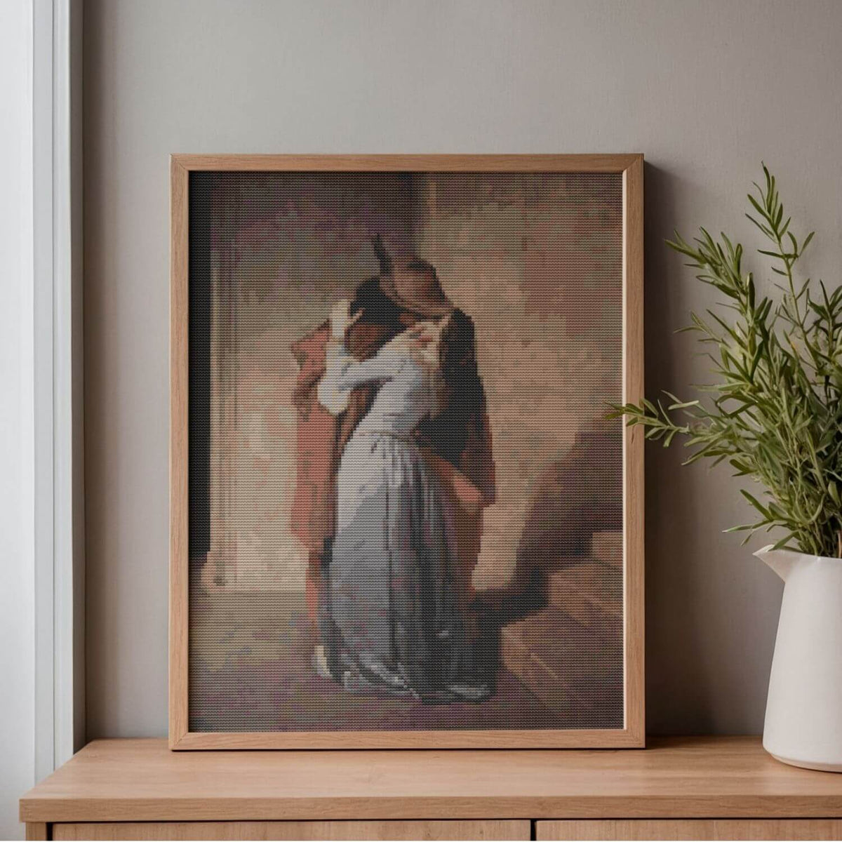 A Kiss Cross Stitch Kit
