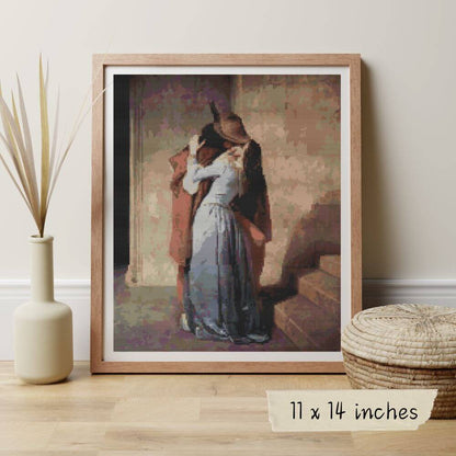 A Kiss Cross Stitch Kit