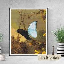 Blue Morpho Butterfly Cross Stitch Kit | Martin Johnson Heade