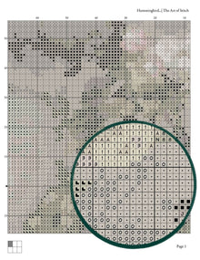 Hummingbird And Apple Blossoms Cross Stitch Pattern