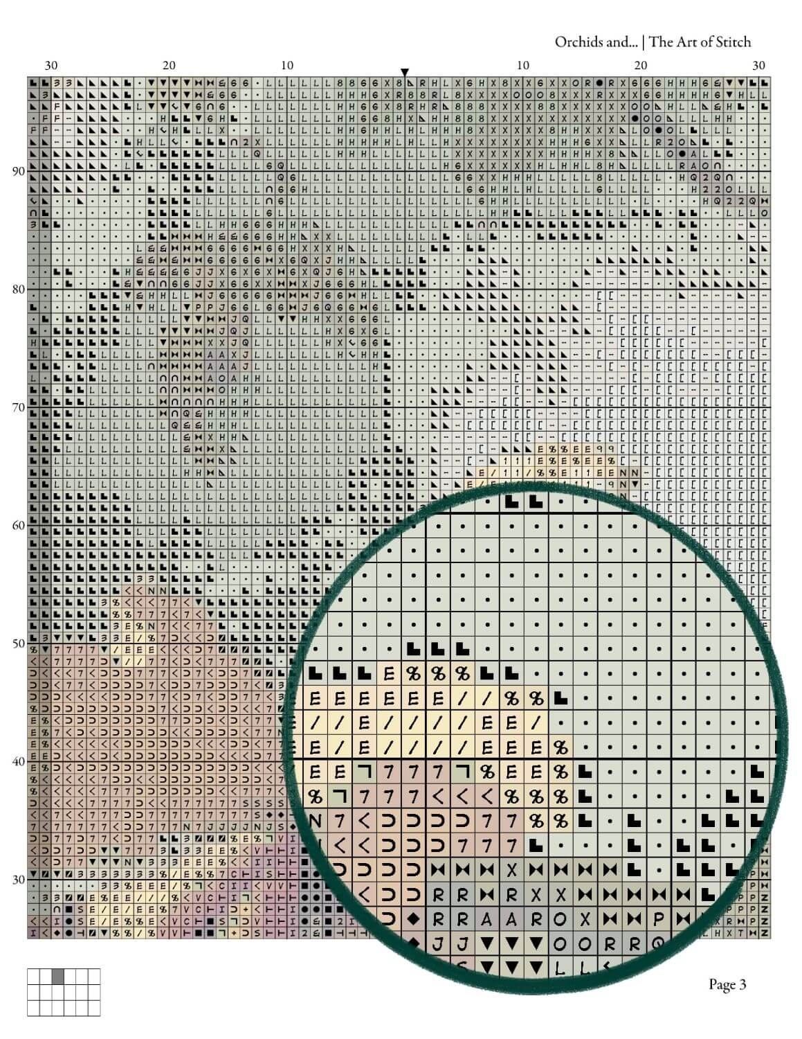 Orchids and Hummingbird Cross Stitch Pattern - Premium Cross Stitch Pattern - Martin Johnson Heade