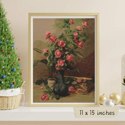 Roses Cross Stitch Pattern
