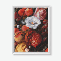 Festoon of Fruit and Flowers Cross Stitch Kit - Premium Cross Stitch Kit - Jan Davidsz. de Heem