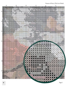 Festoon of Fruit and Flowers Cross Stitch Pattern - Premium Cross Stitch Pattern - Jan Davidsz. de Heem