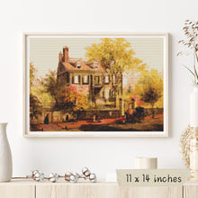 John Hancock's House Cross Stitch Kit | Edward Lamson Henry