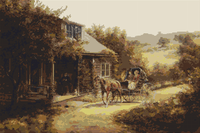 Unexpected Visitors Cross Stitch Kit - Premium Cross Stitch Kit - Edward Lamson Henry