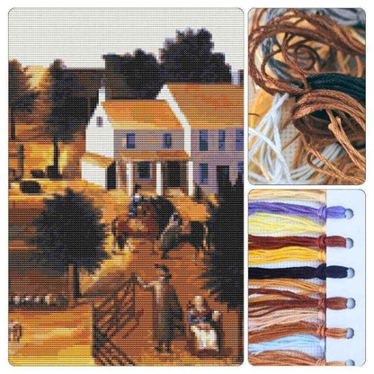 The Residence of David Twining Cross Stitch Kit