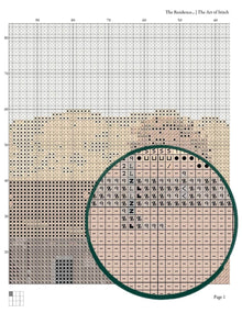 The Residence of David Twining Cross Stitch Pattern - Premium Cross Stitch Pattern - Edward Hicks