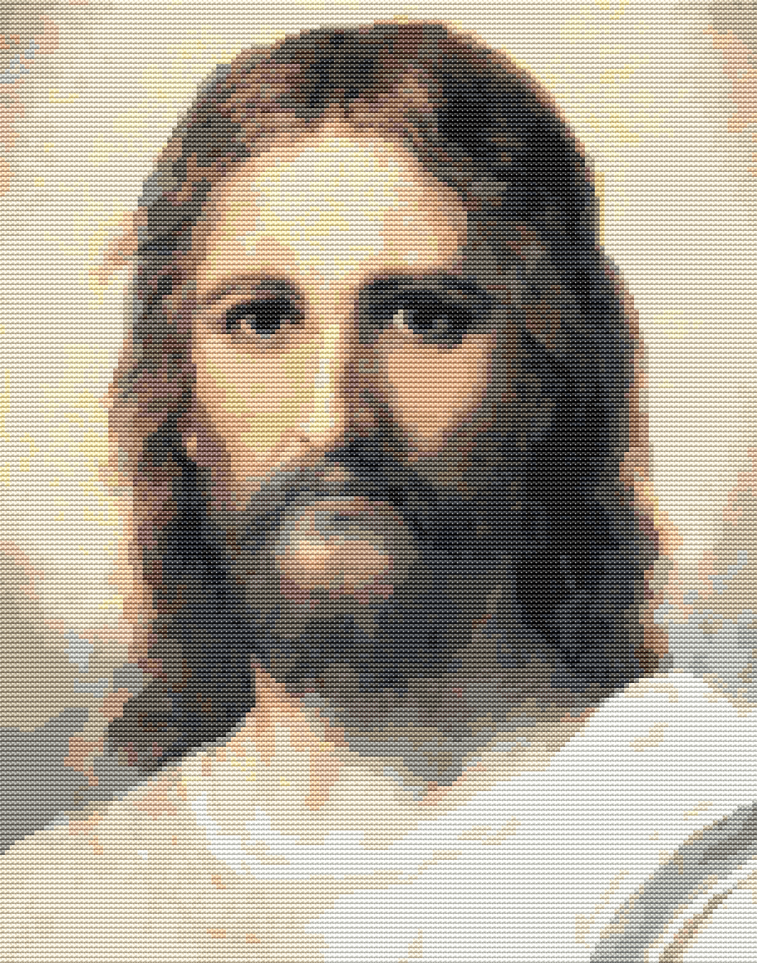 Jesus Cross Stitch Kit | Heinrich Hofmann