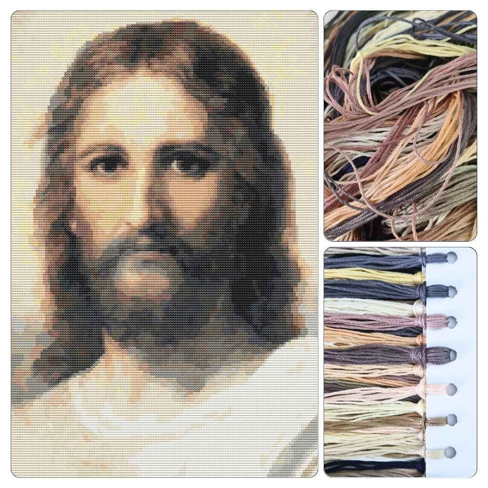 Jesus Cross Stitch Kit