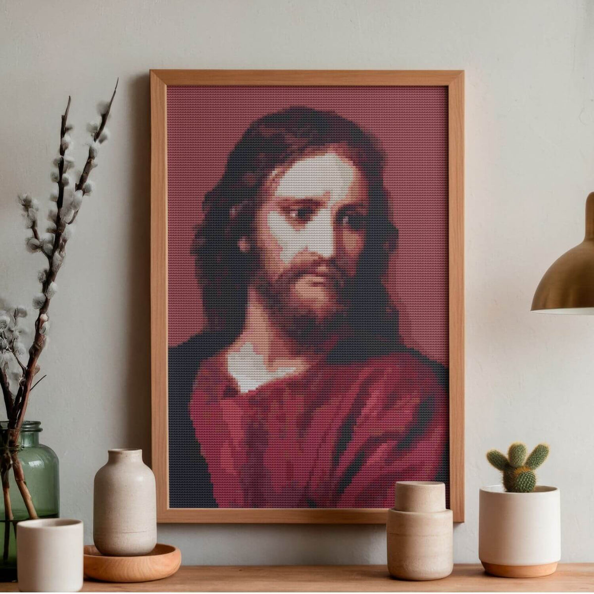 Christ at Thirty Three Cross Stitch Pattern - Premium Cross Stitch Pattern - Heinrich Hofmann
