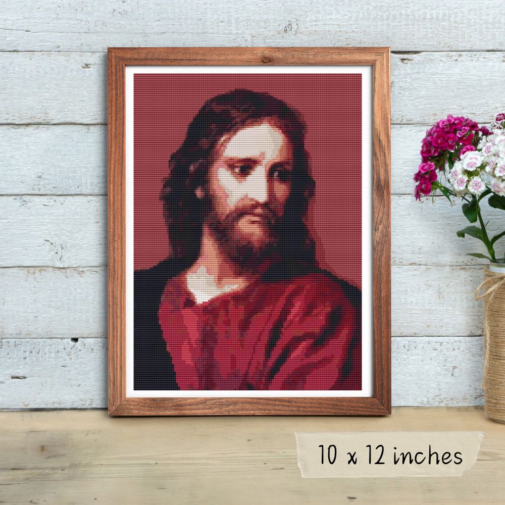 Christ at Thirty Three Cross Stitch Kit | Heinrich Hofmann