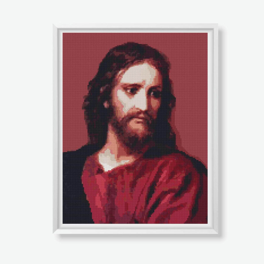 Christ at Thirty Three Cross Stitch Pattern