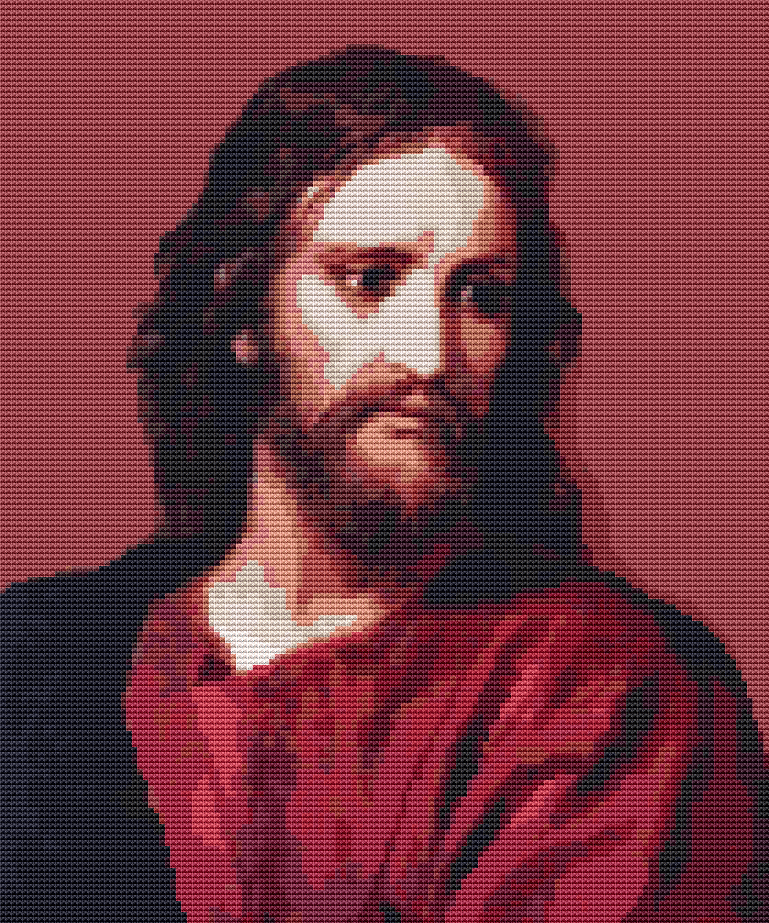 Christ at Thirty Three Cross Stitch Kit | Heinrich Hofmann